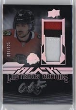 2023-24 SPx UD Black Lustrous Rookie Autograph Patch Cole Guttman #LRAP-CG card