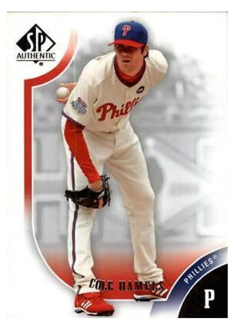 2009 SP Authentic Cole Hamels #35 card