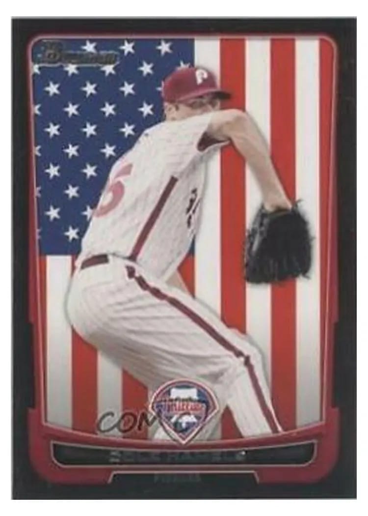 2012 Bowman Cole Hamels #9 card