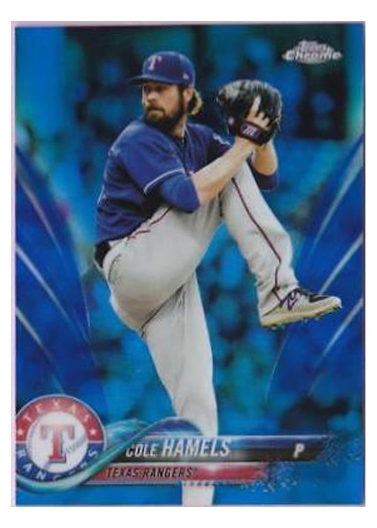 2018 Topps Chrome Base Set Cole Hamels #134 card