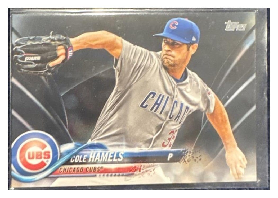 2018 Topps Update Base Set Cole Hamels #US32 card