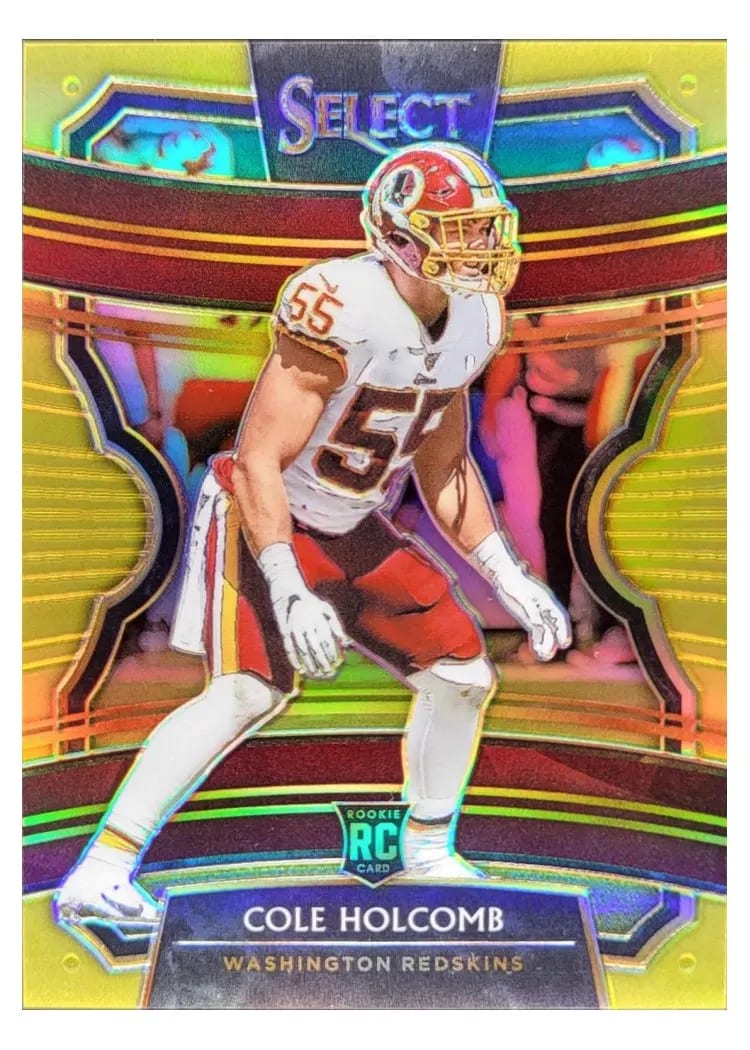 2019 Panini Select Base Set Cole Holcomb #63 card