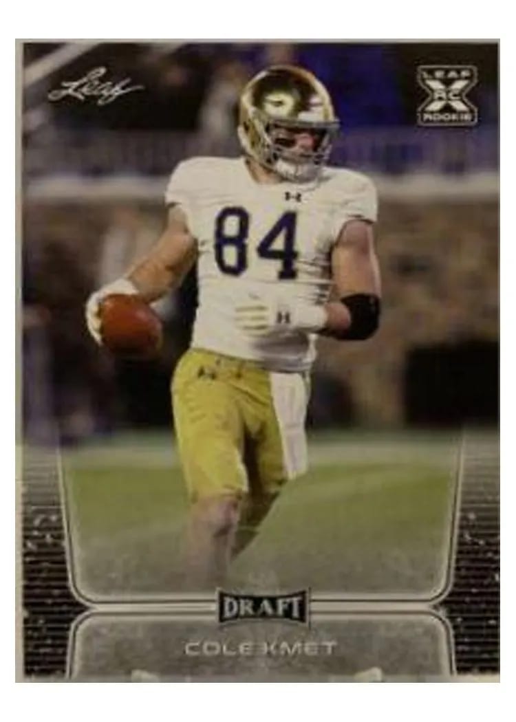 2020 Leaf Draft Cole Kmet #24 card