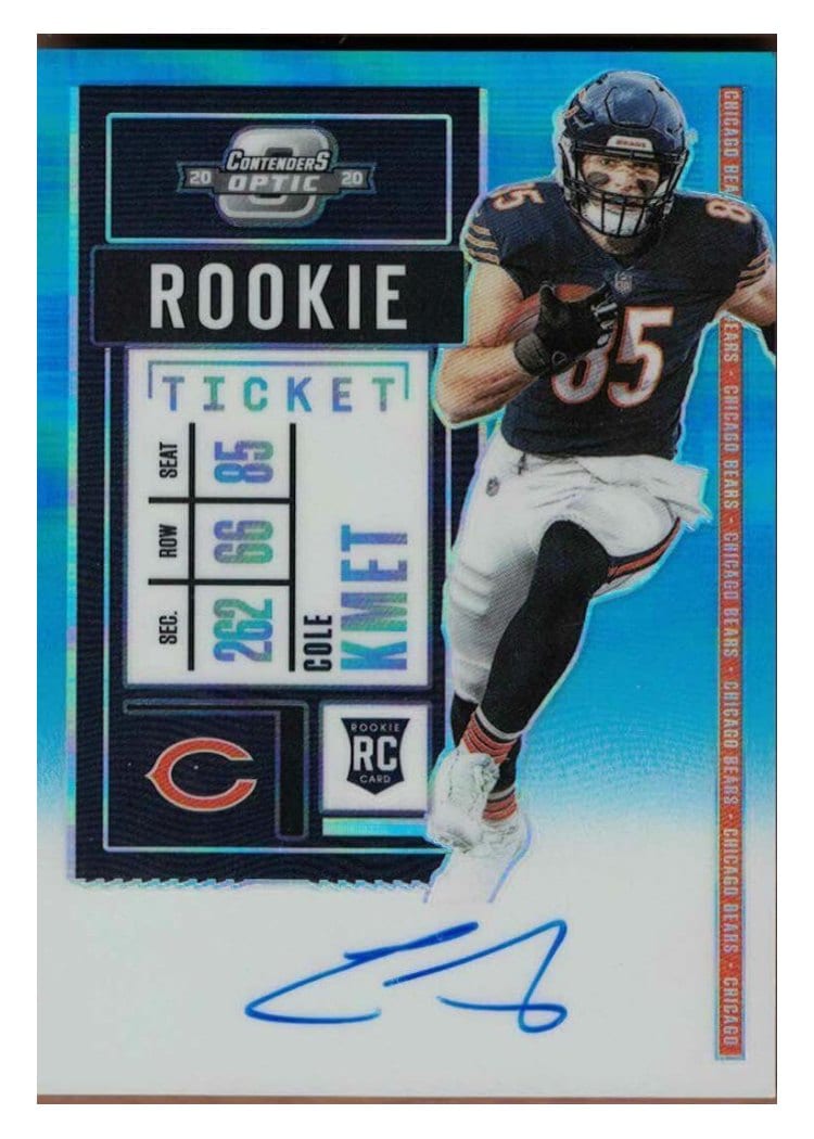 2020 Panini Contenders Optic Base Set Cole Kmet #118 card