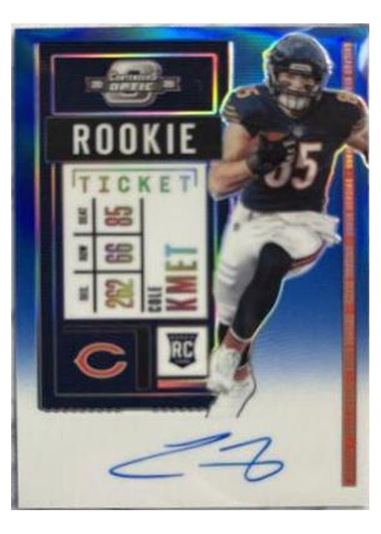 2020 Panini Contenders Optic Base Set Cole Kmet #118 card