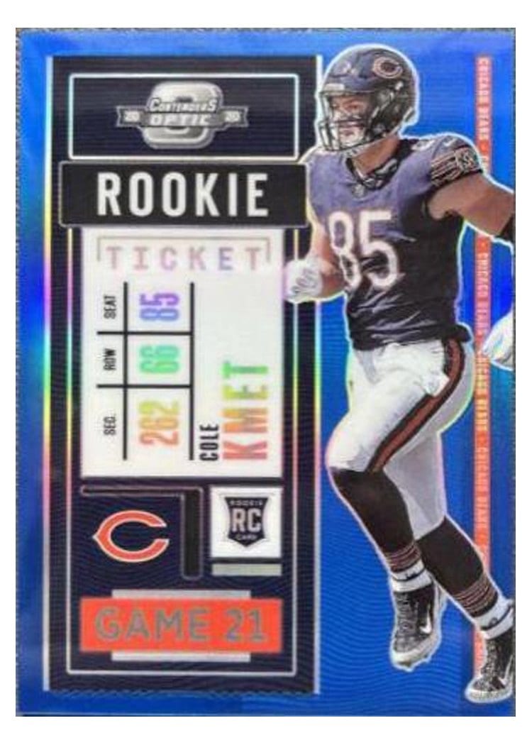 2020 Panini Contenders Optic Base Set Cole Kmet #69 card