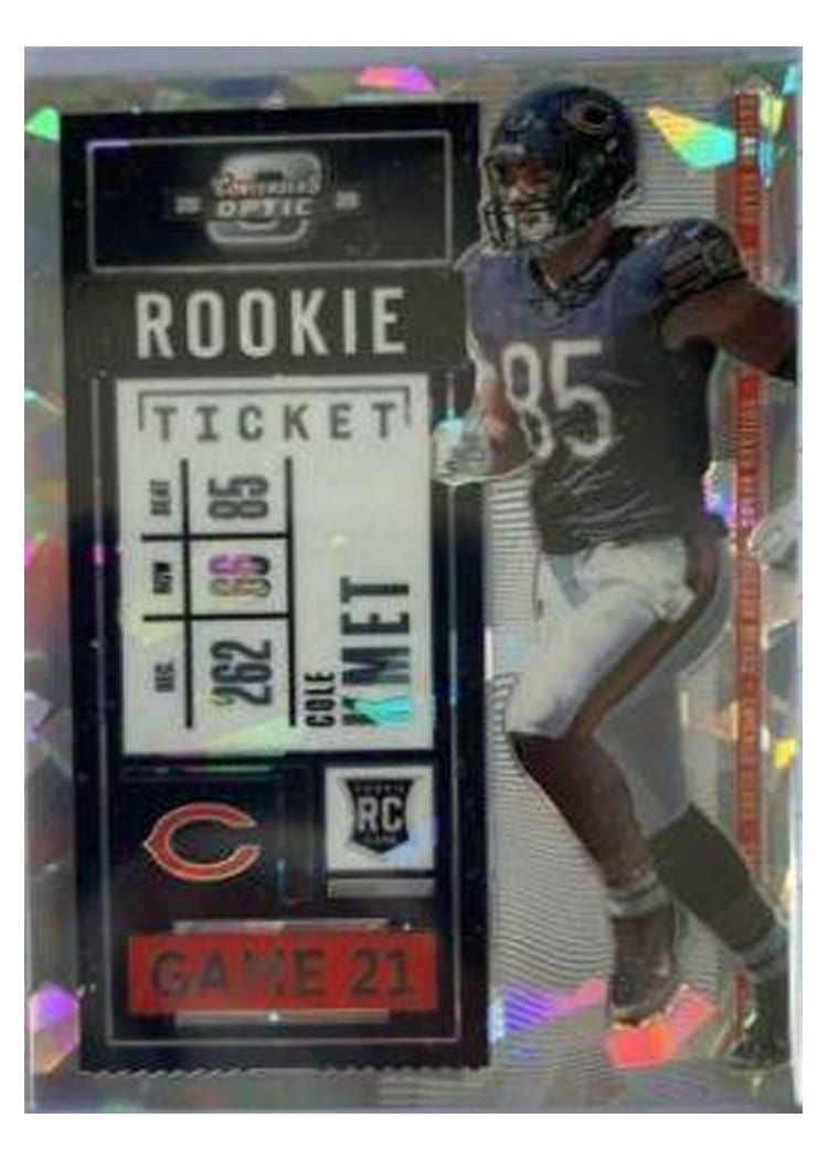 2020 Panini Contenders Optic Base Set Cole Kmet #69 card