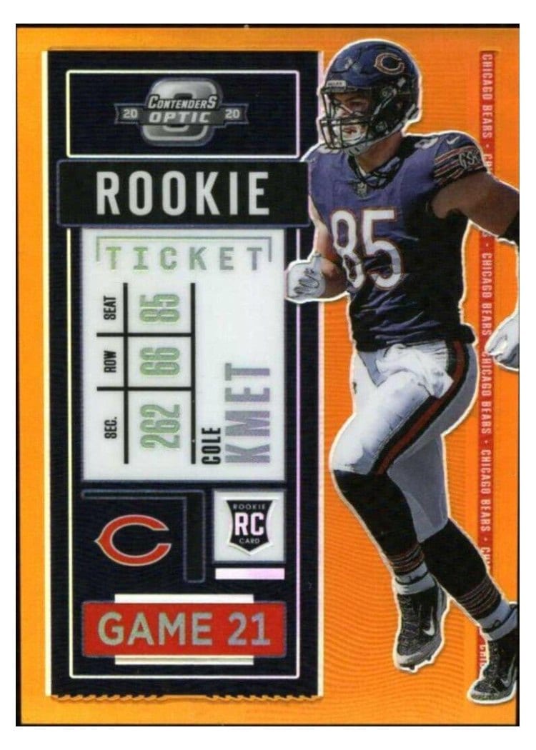 2020 Panini Contenders Optic Base Set Cole Kmet #69 card