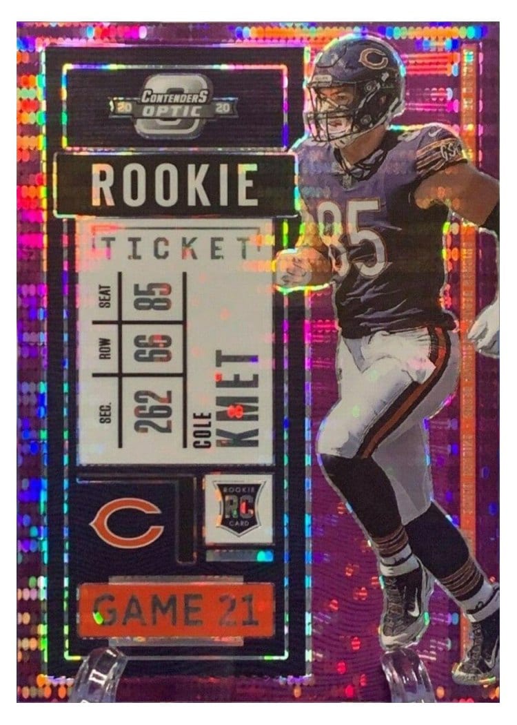 2020 Panini Contenders Optic Base Set Cole Kmet #69 card