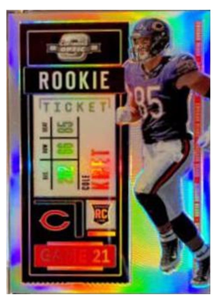 2020 Panini Contenders Optic Base Set Cole Kmet #69 card