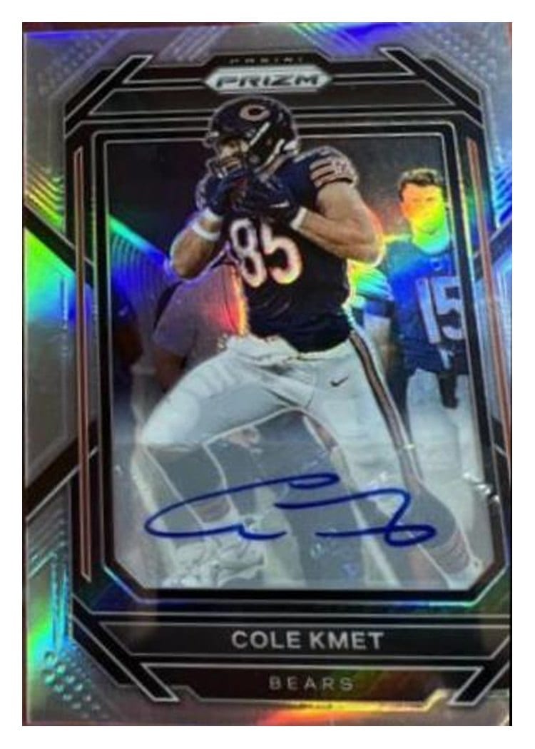 2022 Panini Prizm Base Set Cole Kmet #50 card