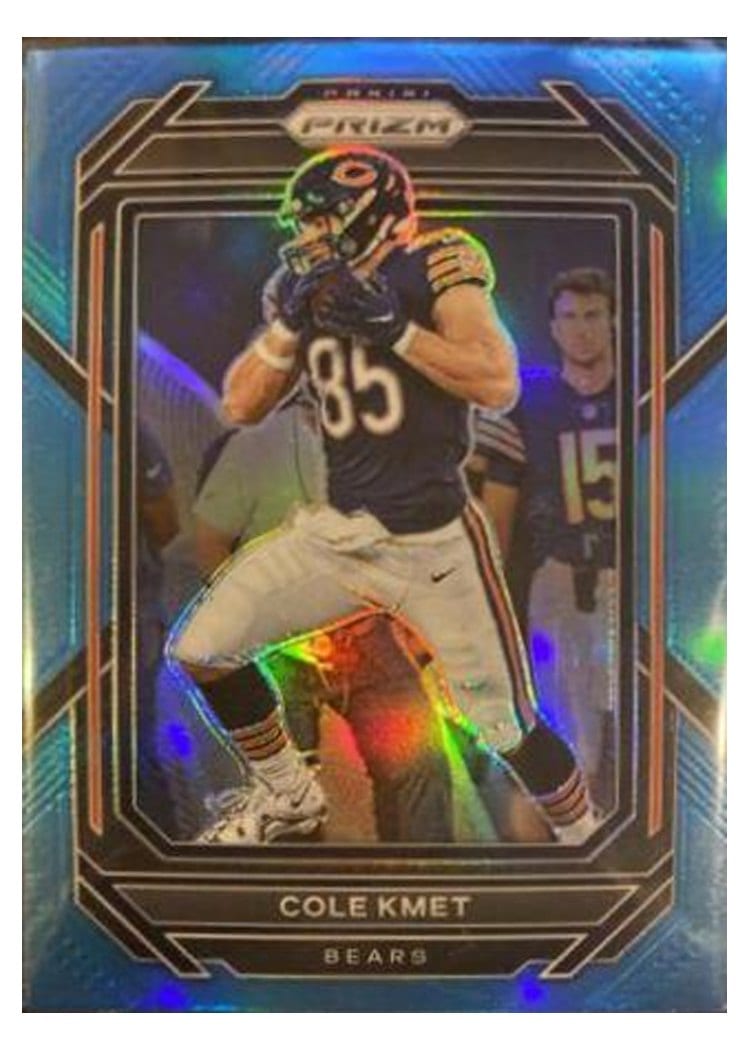 2022 Panini Prizm Base Set Cole Kmet Light Blue #50 card