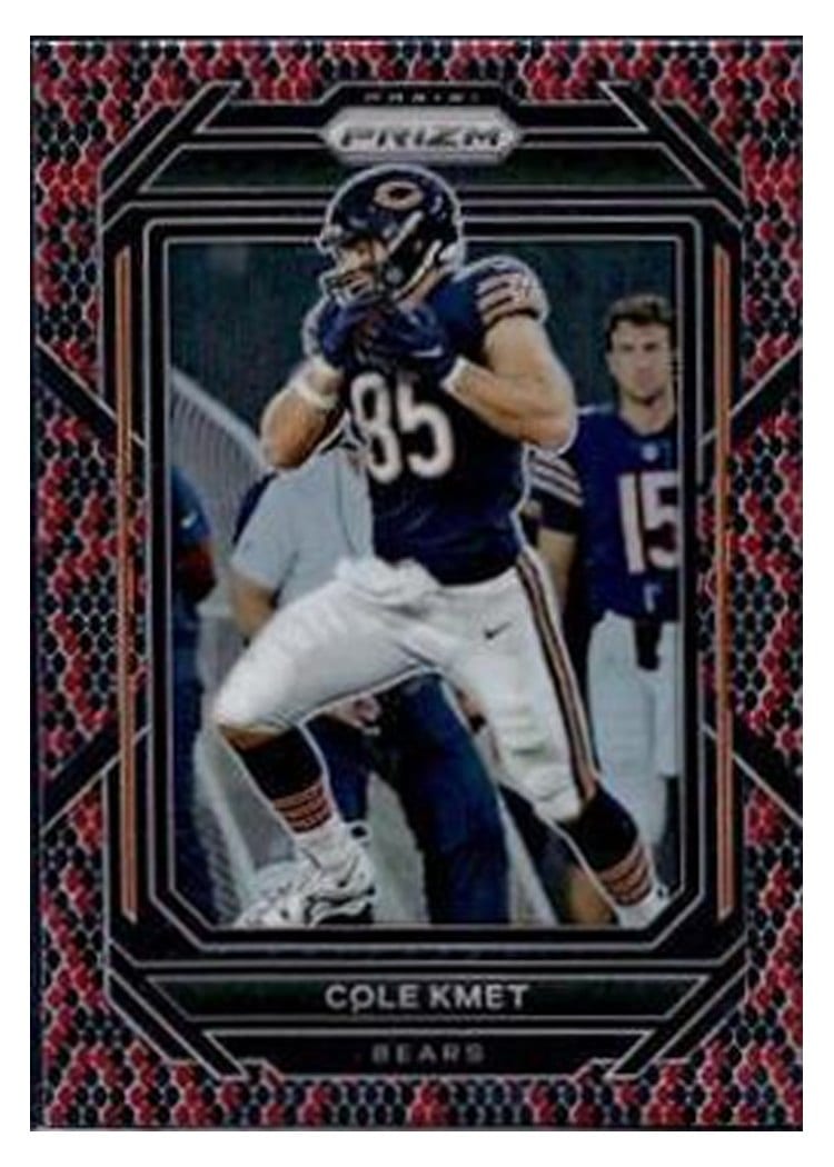 2022 Panini Prizm Base Set Cole Kmet #50 card