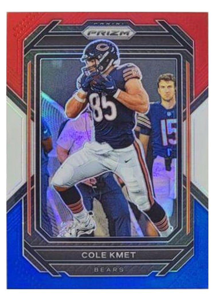 2022 Panini Prizm Base Set Cole Kmet #50 card