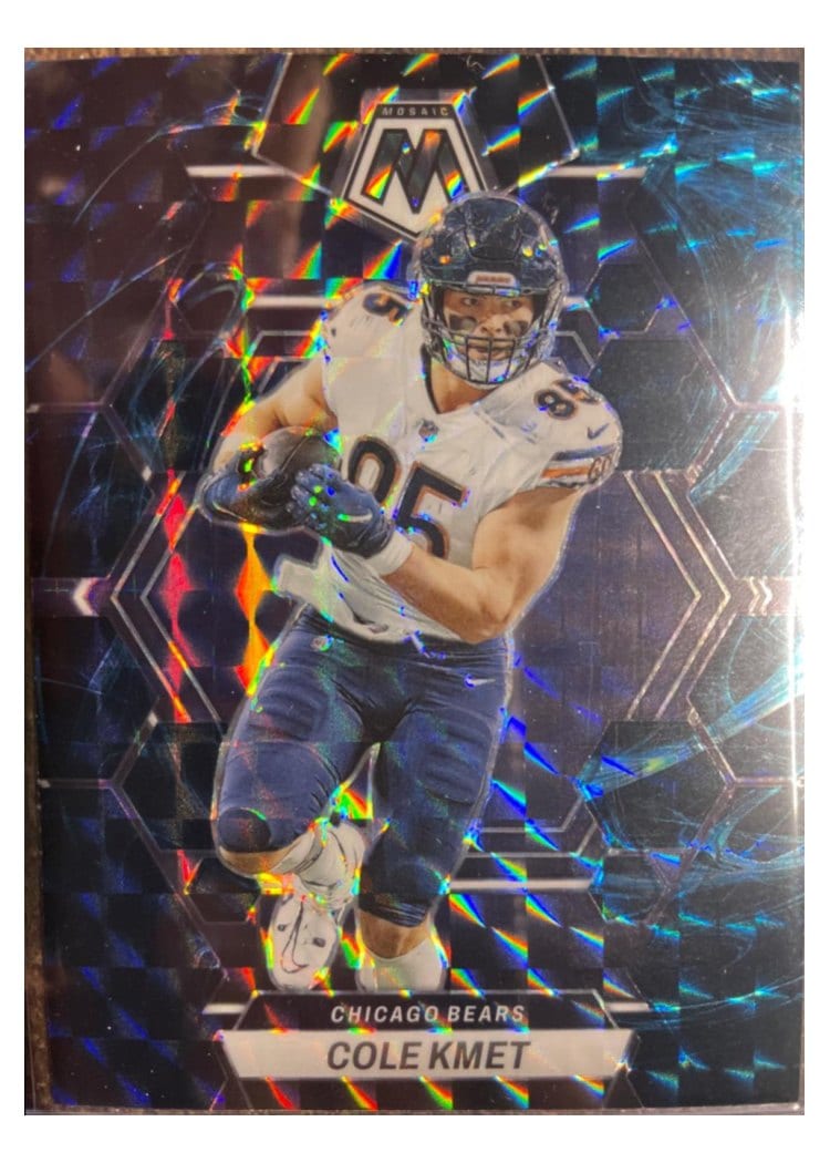 2023 Panini Mosaic Base Set Cole Kmet #35 card