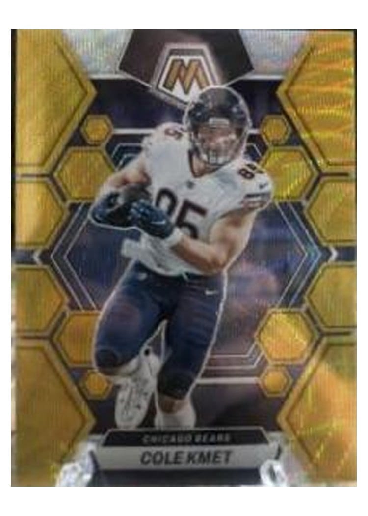 2023 Panini Mosaic Base Set Cole Kmet #35 card