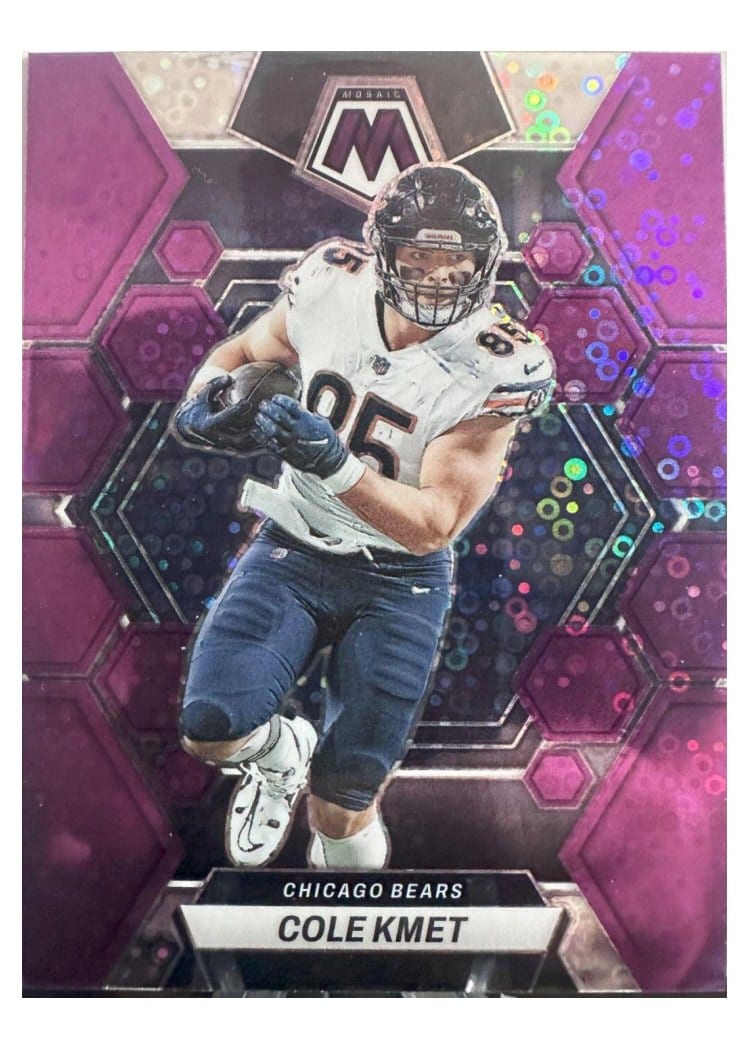 2023 Panini Mosaic Base Set Cole Kmet #35 card