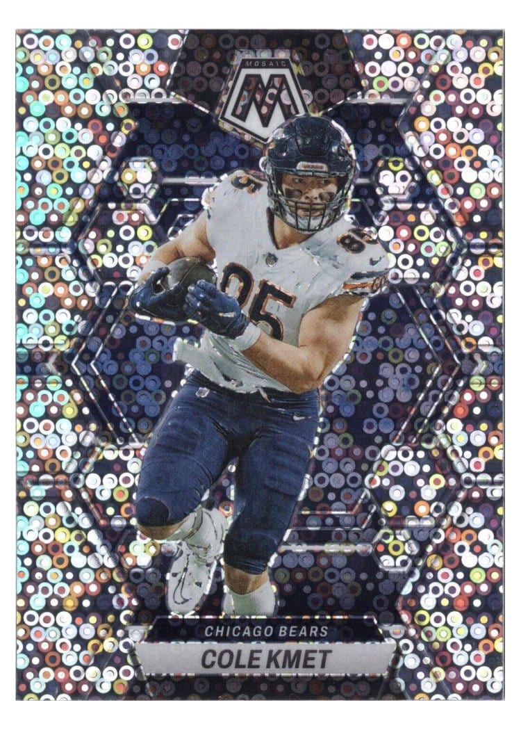 2023 Panini Mosaic Base Set Cole Kmet #35 card