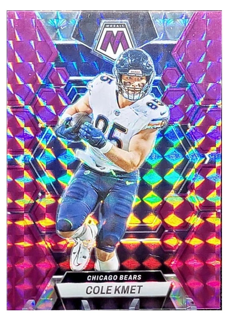 2023 Panini Mosaic Base Set Cole Kmet #35 card
