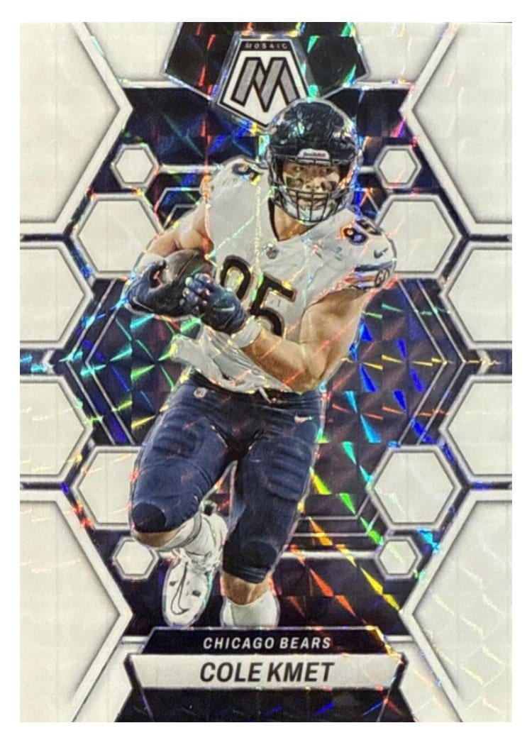 2023 Panini Mosaic Base Set Cole Kmet #35 card