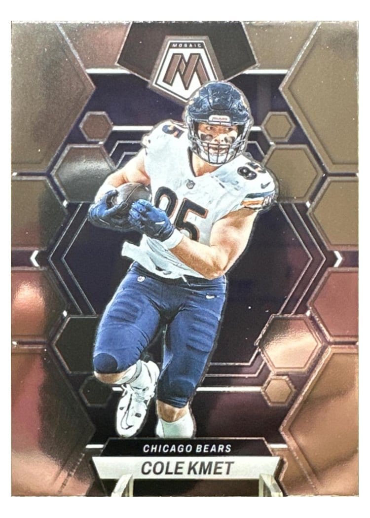 2023 Panini Mosaic Base Set Cole Kmet #35 card
