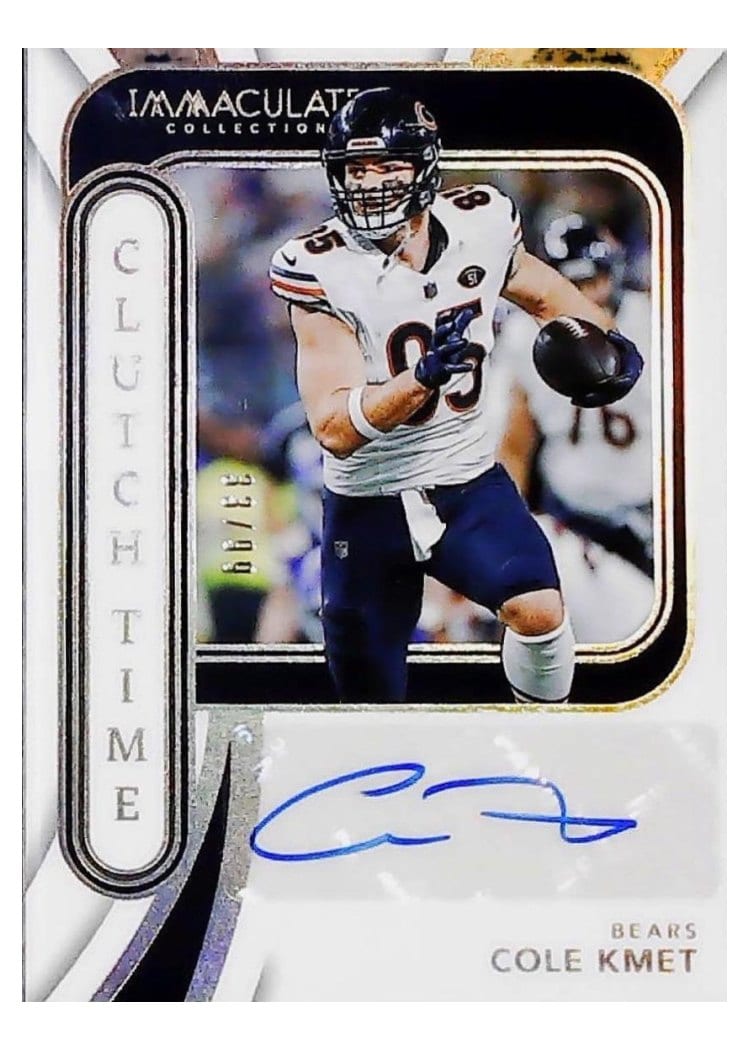2024 Panini Immaculate Collection Clutch Time Ink Cole Kmet #8 card