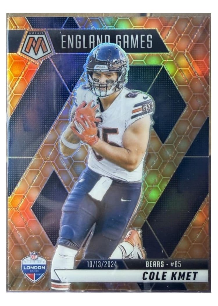 2025 Panini Mosaic Base Set Cole Kmet #254 card
