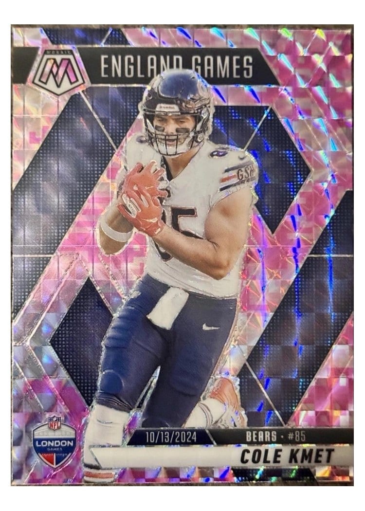 2025 Panini Mosaic Base Set Cole Kmet #254 card