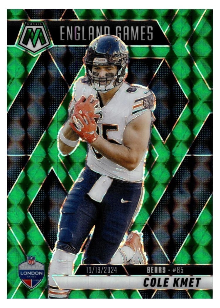 2025 Panini Mosaic Base Set Cole Kmet #254 card