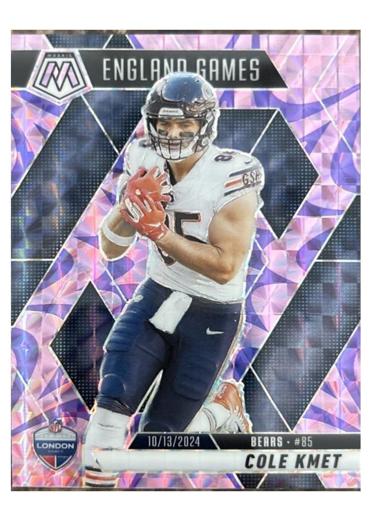 2025 Panini Mosaic Base Set Cole Kmet #254 card