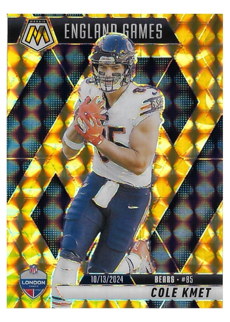 2025 Panini Mosaic Base Set Cole Kmet #254 card