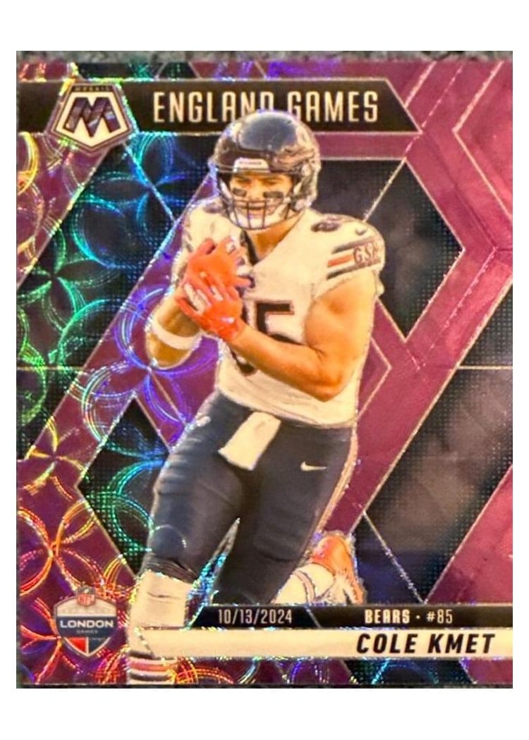 2025 Panini Mosaic Base Set Cole Kmet #254 card