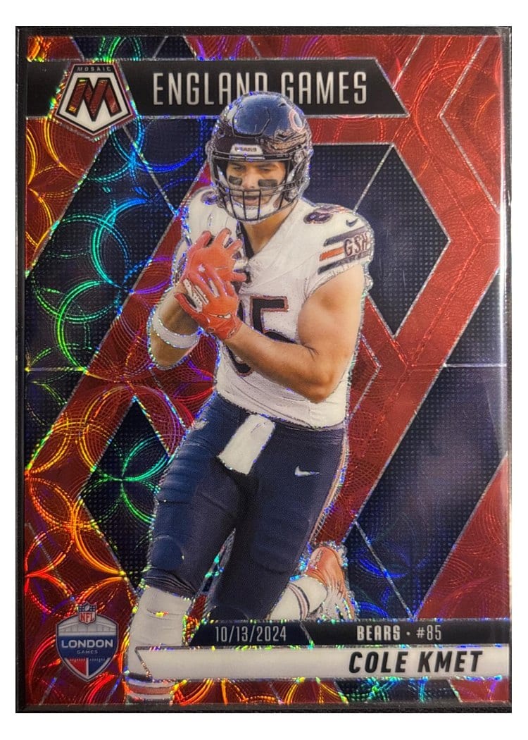 2025 Panini Mosaic Base Set Cole Kmet #254 card