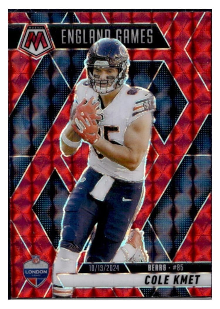2025 Panini Mosaic Base Set Cole Kmet #254 card