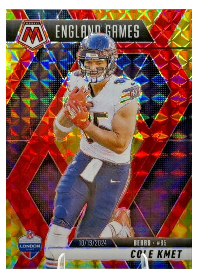 2025 Panini Mosaic Base Set Cole Kmet #254 card