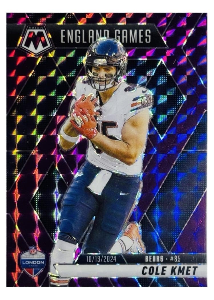 2025 Panini Mosaic Base Set Cole Kmet #254 card