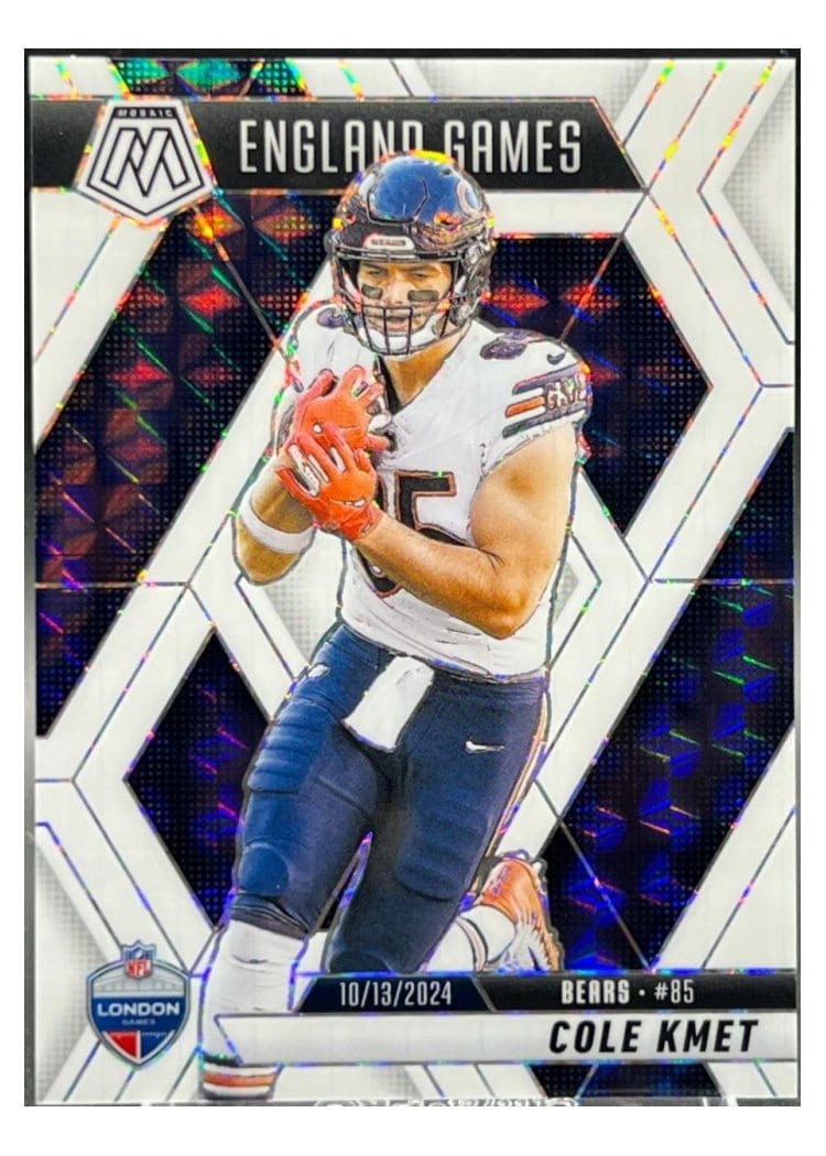 2025 Panini Mosaic Base Set Cole Kmet #254 card