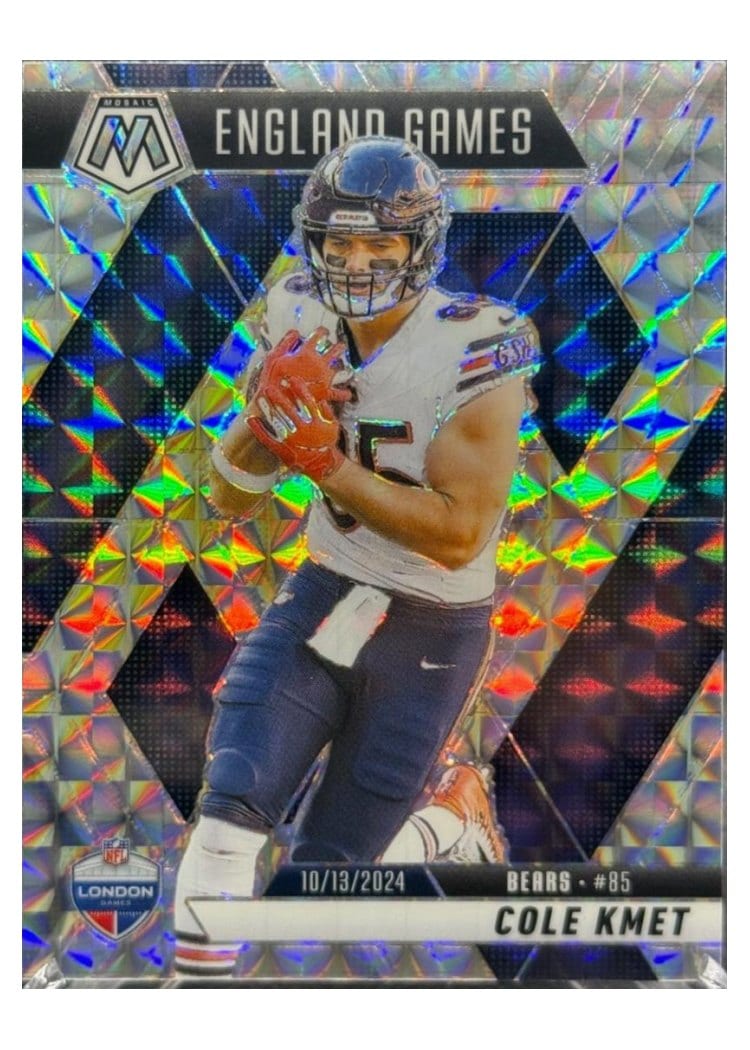 2025 Panini Mosaic Base Set Cole Kmet #254 card