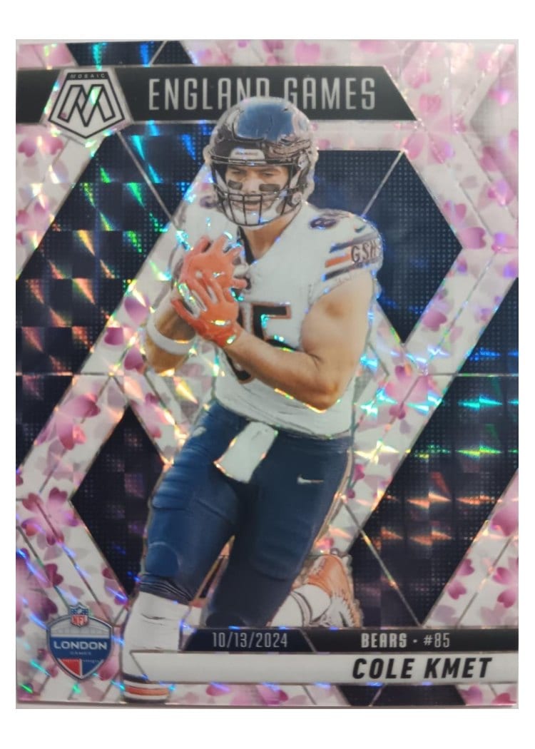 2025 Panini Mosaic Base Set Cole Kmet #254 card