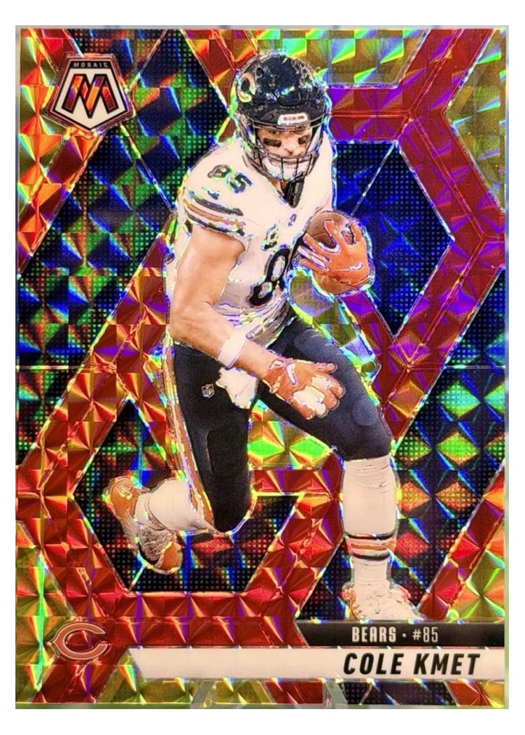 2025 Panini Mosaic Base Set Cole Kmet #48 card