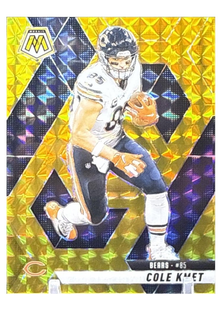 2025 Panini Mosaic Base Set Cole Kmet #48 card