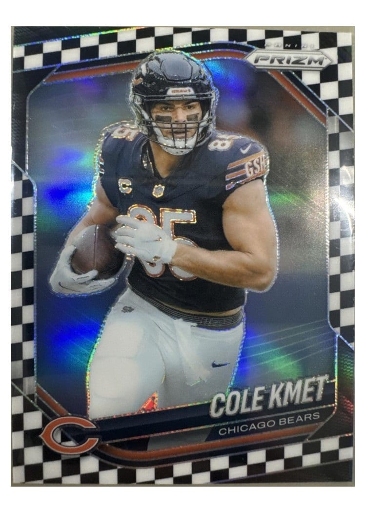 2025 Panini Prizm Base Set Cole Kmet #112 card