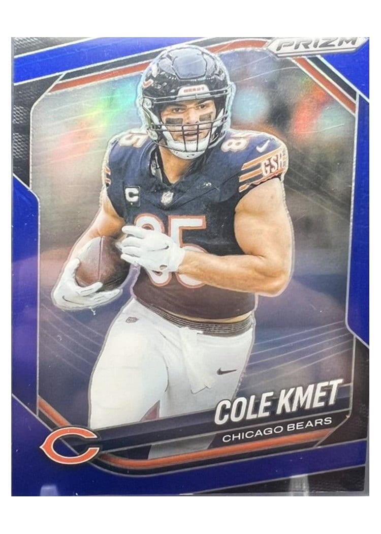 2025 Panini Prizm Base Set Cole Kmet #112 card