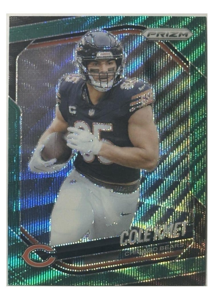 2025 Panini Prizm Base Set Cole Kmet #112 card