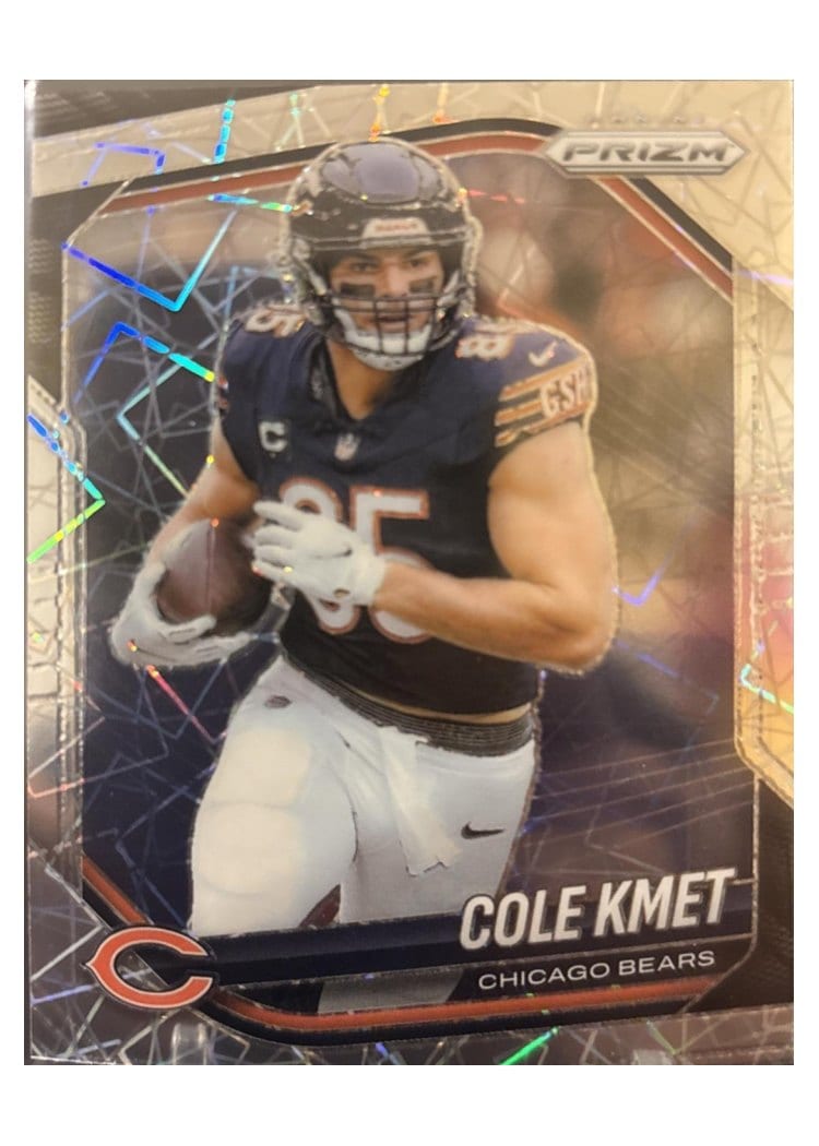 2025 Panini Prizm Base Set Cole Kmet #112 card