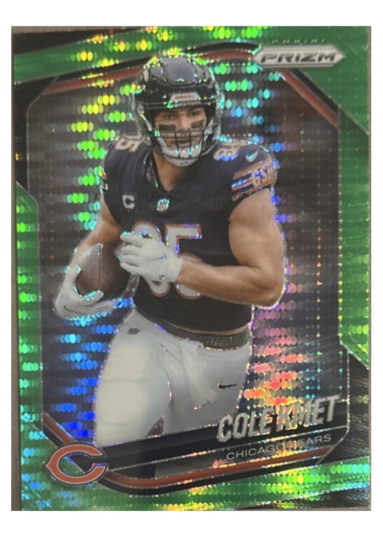 2025 Panini Prizm Base Set Cole Kmet #112 card