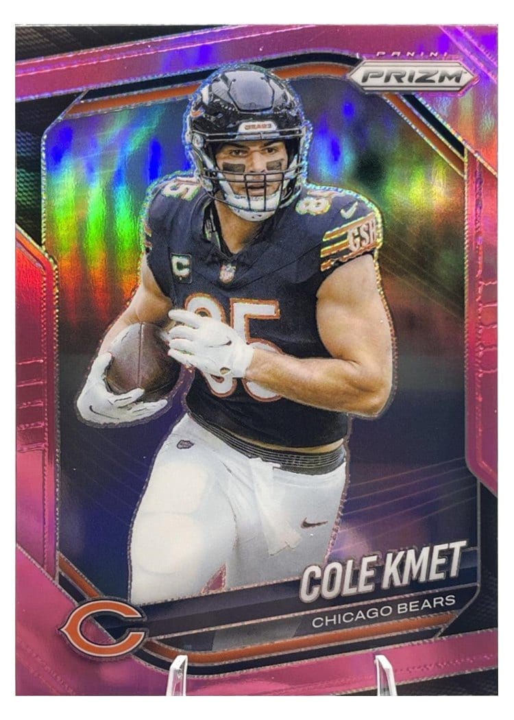2025 Panini Prizm Base Set Cole Kmet #112 card