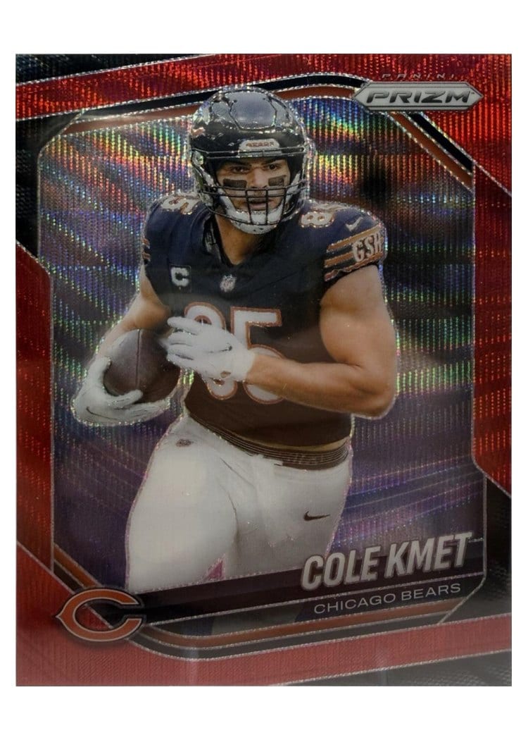 2025 Panini Prizm Base Set Cole Kmet #112 card