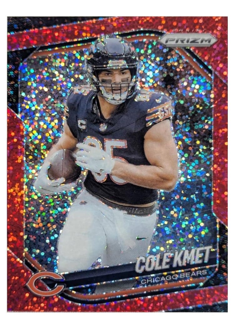 2025 Panini Prizm Base Set Cole Kmet #112 card