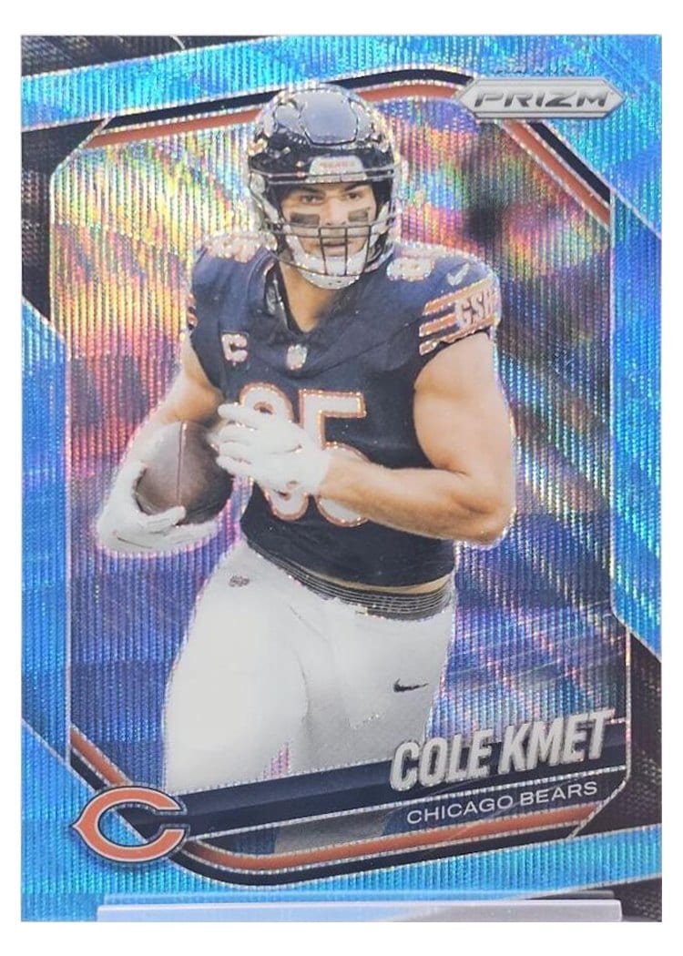 2025 Panini Prizm Base Set Cole Kmet #112 card